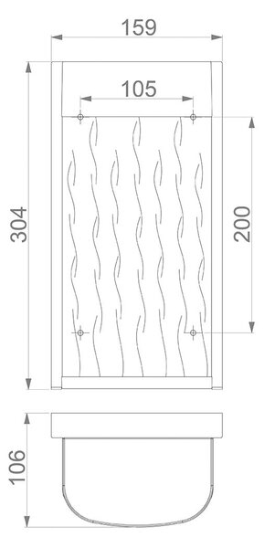 Feiss modern kültéri led lámpa bennie ezüst elsfe-bennie-l-pbs IP44
