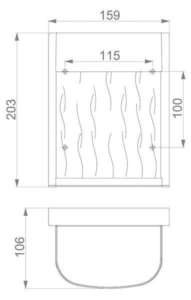 Feiss modern kültéri led lámpa bennie ezüst elsfe-bennie-s-pbs IP44