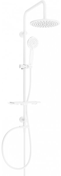 Mexen T40 zuhanygarnitúra felső fejjel 22 cm, fehér, 798404093-20