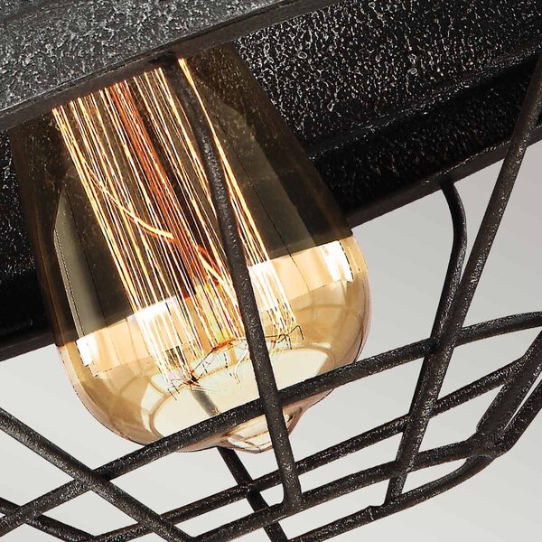 Feiss loft vintage függeszték lennex szürke elsfe-lennex-p