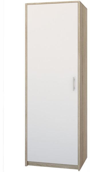 Ruhásszekrény Uldana (szonoma tölgy + fehér)