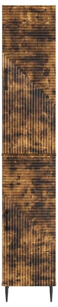 VidaXL Szekrény szett 2 pcs Füstös Tölgy 33 x 34,5 x 89,5 cm