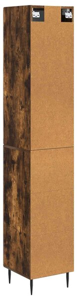 VidaXL Szekrény szett 2 pcs Füstös Tölgy 33 x 34,5 x 89,5 cm