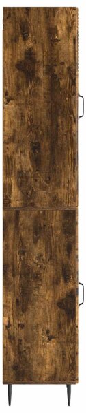 VidaXL Szekrény szett 2 pcs Füstös Tölgy 33 x 34,5 x 89,5 cm