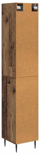 VidaXL Szekrény szett 2 pcs Antik Fa 33 x 34,5 x 90 cm Szerelt Fa