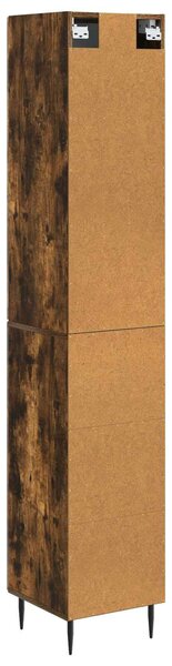 VidaXL Szekrény szett 2 pcs Füstös Tölgy 33 x 34,5 x 90 cm Szerelt Fa