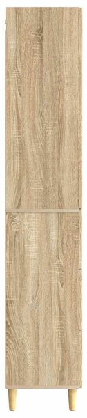 VidaXL Szekrény szett 2 db 33 x 34,5 x 90 cm Szerelt Fa Sonoma Tölgy