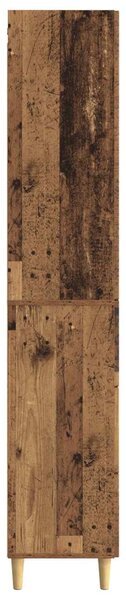 VidaXL Szekrény szett 2 db 33 x 34,5 x 90 cm Szerelt Fa Antik Fa
