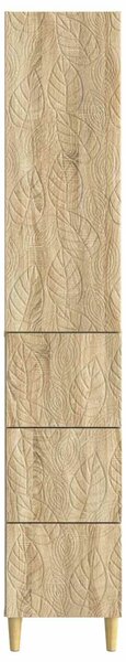 VidaXL Szekrény szett 2 db 33 x 34,5 x 90 cm Szerelt Fa Sonoma Tölgy