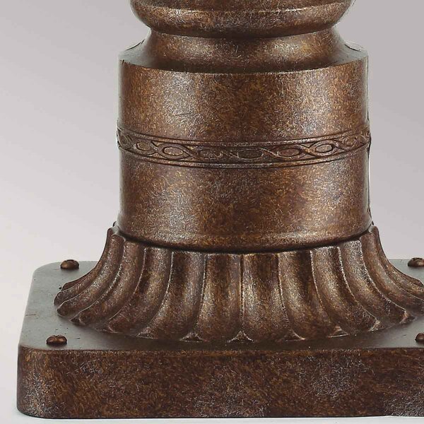 Feiss klasszikus kültéri állólámpa english bridle antik bronz átlátszó elsfe-eb3-m-brb IP44