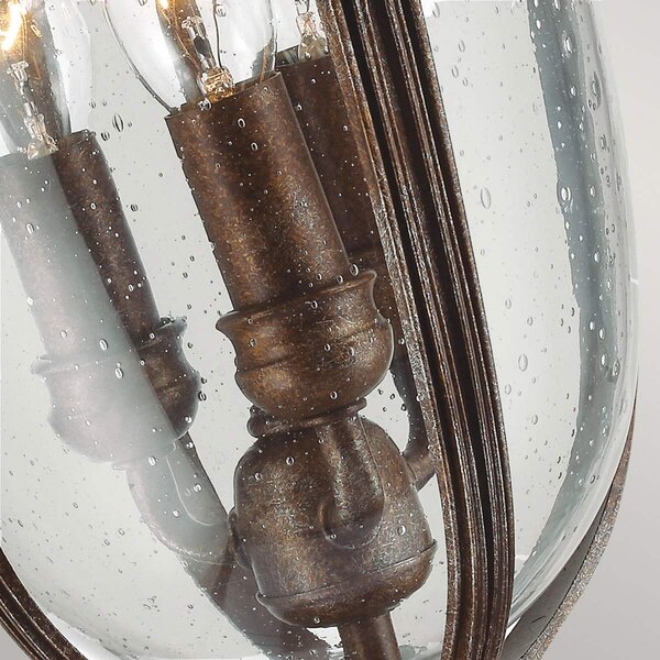 Feiss klasszikus kültéri állólámpa english bridle antik bronz átlátszó elsfe-eb3-m-brb IP44