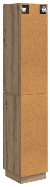 VidaXL Szekrény szett 2 pcs Kézműves Tölgy 33 x 34,5 x 87 cm