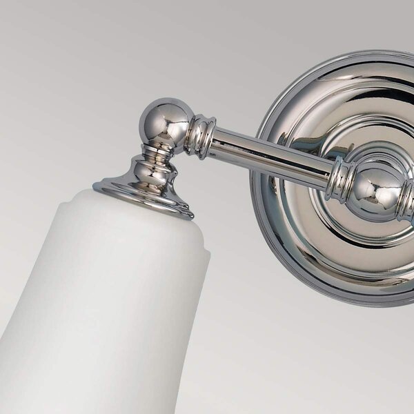 Feiss glamour klasszikus tükör világítás huguenot lake fehér króm elsfe-hugolake2bath IP44