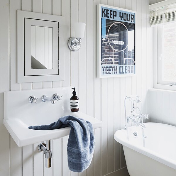 Feiss glamour klasszikus fali lámpa huguenot lake fehér króm elsfe-hugolake1bath IP44