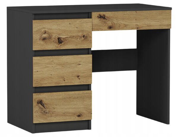 PC asztal Noxar (antracit + artisan) (B). Akció -15%