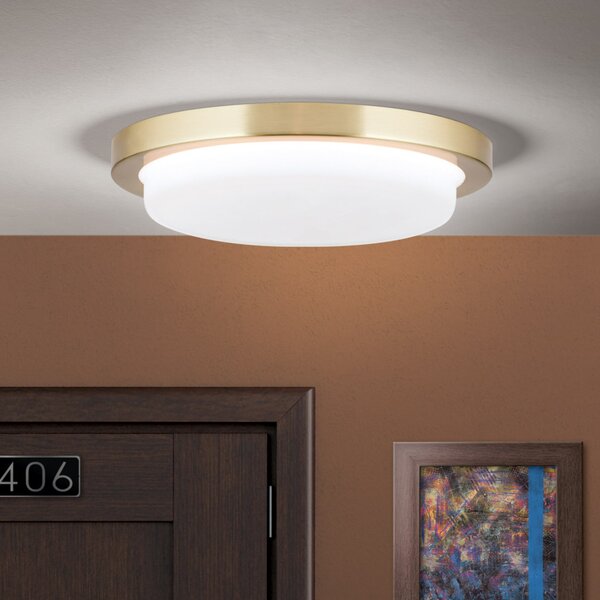 LEROX modern LED mennyezeti lámpa , matt réz, 1300lm