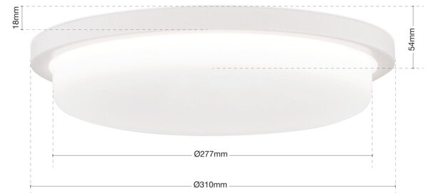 LEROX modern LED mennyezeti lámpa , fehér, 2100lm