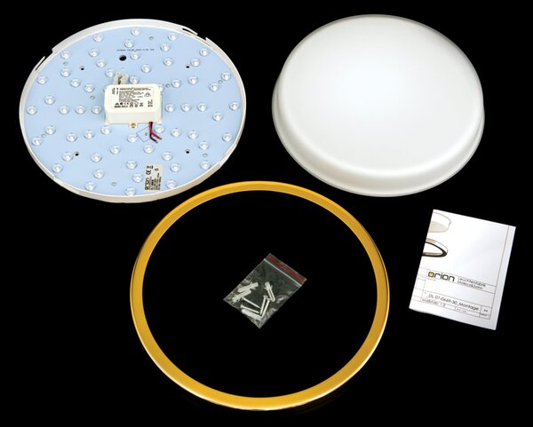 LEROX modern LED mennyezeti lámpa , arany, 2100lm
