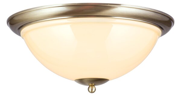 OLD LAMP klasszikus mennyezeti lámpa 3xE27, patina 50 cm sárga