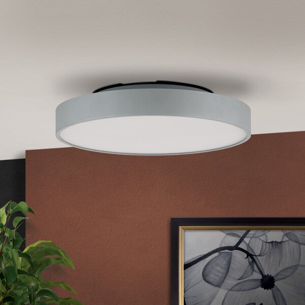 SPACE modern LED mennyezeti lámpa , titán, 4400lm