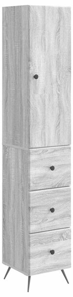 VidaXL Szekrény szett 2 pcs Szürke Sonoma 34,5 x 34,5 x 90 cm