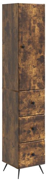 VidaXL Szekrény szett 2 pcs Füstös Tölgy 34,5 x 34,5 x 90 cm