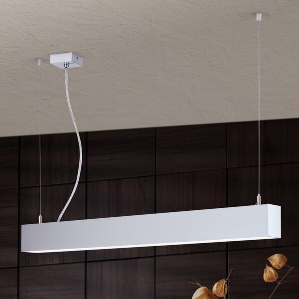 BROOKLYN modern LED függőlámpa , alumínium, 2000lm, szögletes, 86x6 cm ,3000K