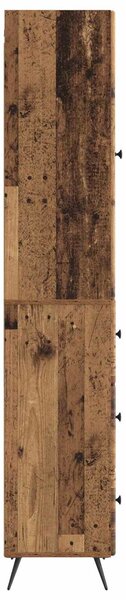 VidaXL Szekrény szett 2 pcs Antik Fa 34,5 x 34,5 x 90 cm Szerelt Fa