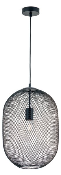 GEORGINA modern függőlámpa 1xE27, fekete