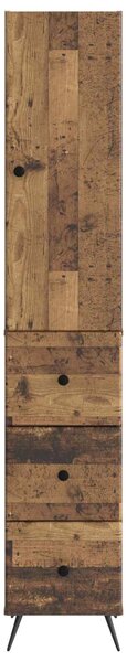 VidaXL Szekrény szett 2 pcs Antik Fa 34,5 x 34,5 x 90 cm Szerelt Fa