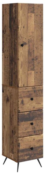 VidaXL Szekrény szett 2 pcs Antik Fa 34,5 x 34,5 x 90 cm Szerelt Fa