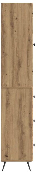 VidaXL Szekrény szett 2 pcs Kézműves Tölgy 34,5 x 34,5 x 90 cm