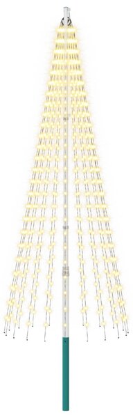 Karácsonyfa világítás rögzítőcövekkel és zászlórúddal 250 cm