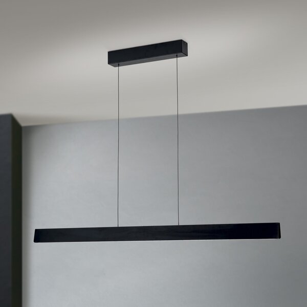 TARA modern CCT LED függőlámpa , fekete, 1200lm