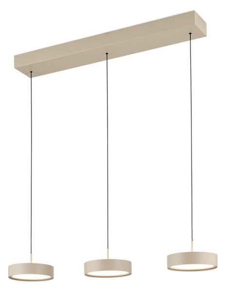TEIDE modern LED függőlámpa , barna, 6000lm