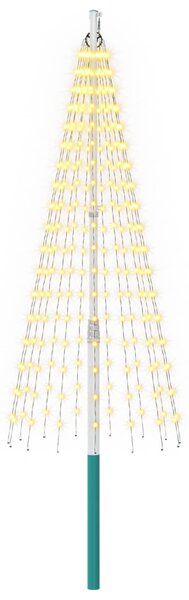 Karácsonyfa világítás rögzítőcövekkel és zászlórúddal 180 cm