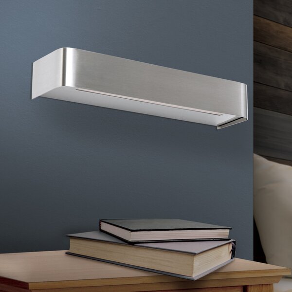 BERNHARD modern LED fali lámpa , matt króm, 1400lm