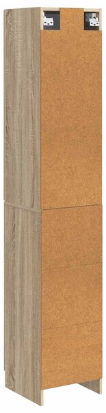 VidaXL Szekrény szett 2 db 33 x 34,5 x 87 cm Szerelt Fa Sonoma Tölgy