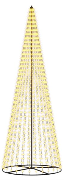 LED Karácsonyi Fenyő 385 cm 1148 LED Meleg fehér Vas Fekete