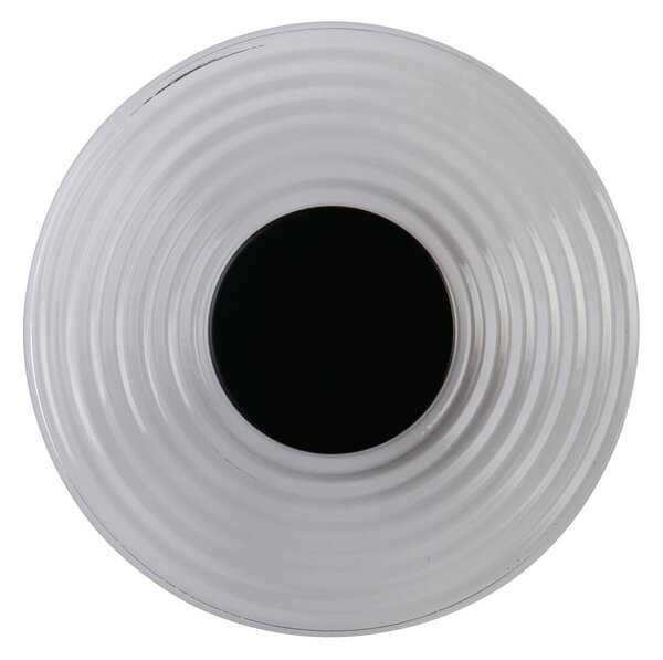 Searchlight LED fali lámpa Cleo, átlátszó/matt fekete, Ø 30 cm, üveg, dimmelhető, Tiszta / átlátszó, Nappali / Étkező, Üveg, Modern