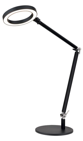 RINGO modern LED asztali lámpa , fekete, 1100lm