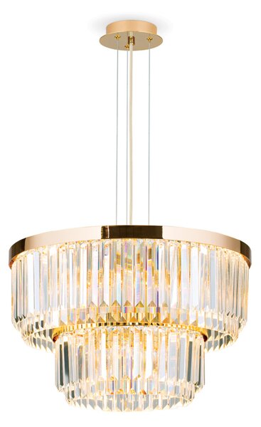 PRISM LED kristálycsillár, arany