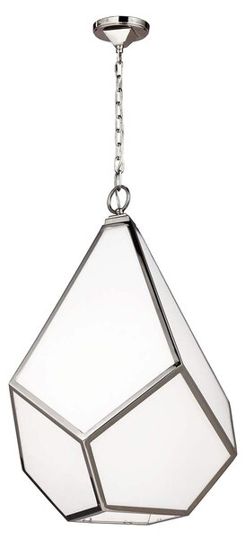Feiss glamour modern függeszték diamond fehér festett nikkel elsfe-diamond-p-l