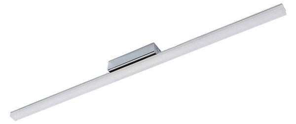Lindby LED fürdőszobai mennyezeti lámpa Levke, 116 cm, fényerőszabályzó, IP44, dimmelhető, Fehér / opál, Fürdőszoba, Műanyag, Modern