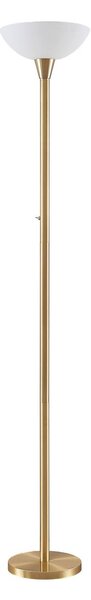 Lindby Ignacia állólámpa, sárgaréz színű, üveg, 180 cm, E27, Sárgaréz / arany, Nappali / Étkező, fém, Modern