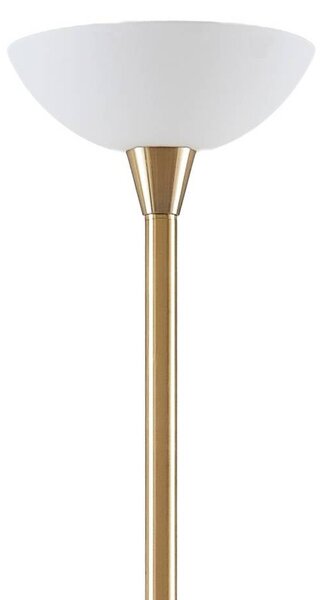 Lindby Ignacia állólámpa, sárgaréz színű, üveg, 180 cm, E27, Sárgaréz / arany, Nappali / Étkező, fém, Modern