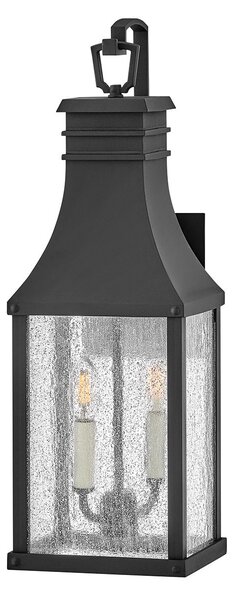 Hinkley lighting klasszikus kültéri fali lámpa beacon hill fekete átlátszó elshk-beacon-hillmmb IP44