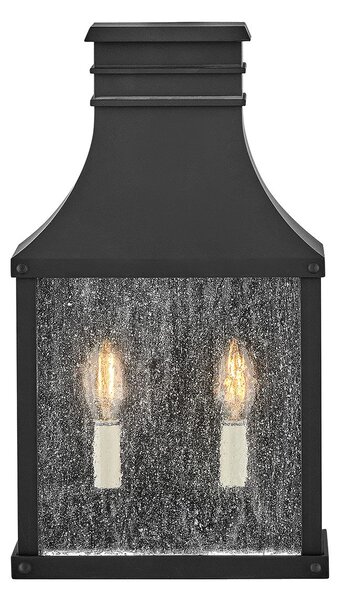 Hinkley lighting klasszikus kültéri fali lámpa beacon hill fekete átlátszó elshk-beacon-hill7mb IP44