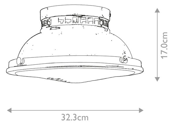 Hinkley loft mennyezeti lámpa amelia króm elshk-amelia-f-m-cm
