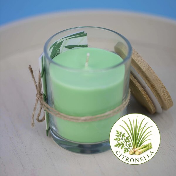 Rovarriasztó hatású gyertya – citronella